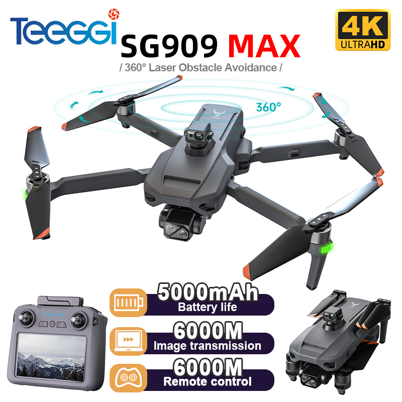Drone Gimbal 3 Axis - Teeggi SG909 MAX GPS Drone z